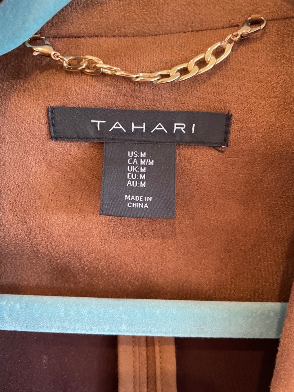 Tahari Caramel Belted Trench Coat - Picture 2 of 4
